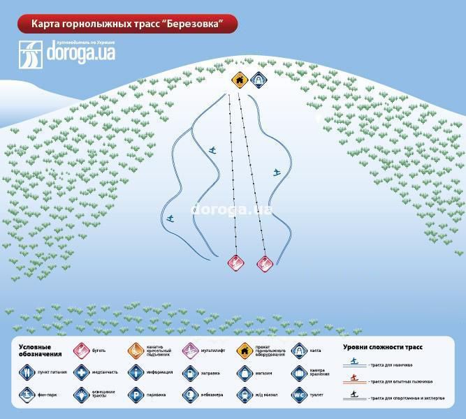 Лагерь березка карта