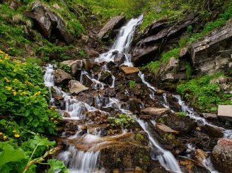 Dzembronski waterfalls