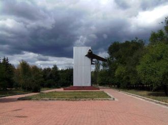 Monument to heroes-pilots Enakieve