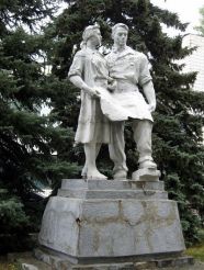 Monuments workers Druzhkivka