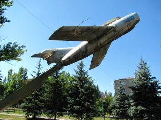 Monument MiG-15UTY, Druzhkivka