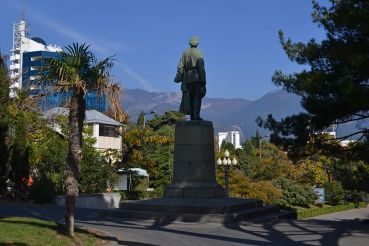 Monument to Maxim Gorky in Yalta