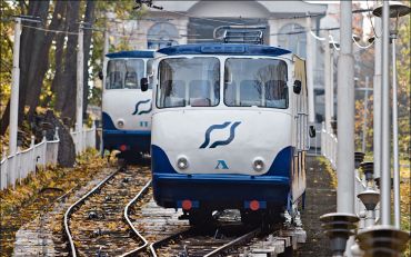 The Upper Station of Kyiv Funicular