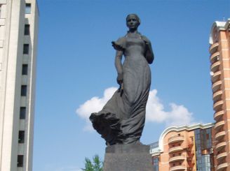 The Monument to Lesia Ukrainka
