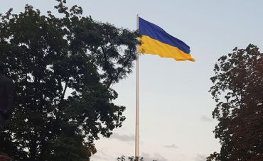 Найбільший прапор України, Дніпро