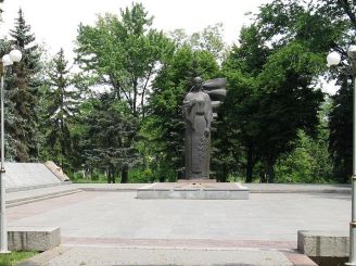 The memorial complex in honor of the Soviet soldiers, Zaporozhye