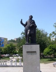 A monument to Pushkin, Berdyansk