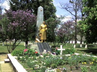 Братська могила радянських воїнів і партизан, Плужне