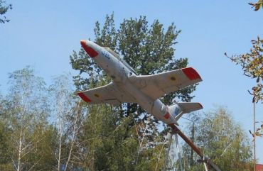 The plane Aero L-29, Zaporozhye