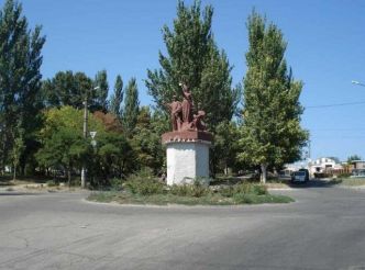 Monument of Glory to the heroes of labor, Dniprorudne