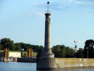 Lighthouse at the port, Zaporozhye