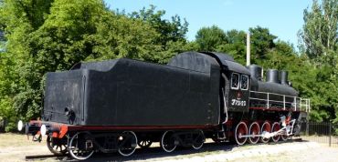Steam locomotive Em-731-23, Melitopol