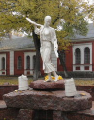 Памятник-фонтан Наталка Полтавка