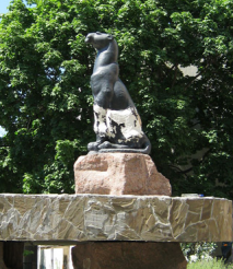 Sculptural group of Panthers