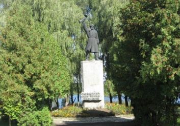 Monument partisans Gluhov