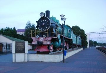 Monument Museum locomotive Su 216-32, Smela