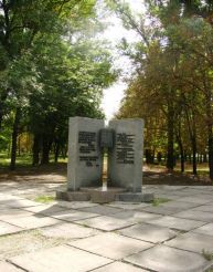 Memorial sign of the 300th anniversary of Drabov