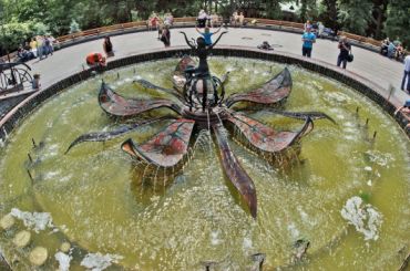 Cvetomuzykalny fountain Thumbelina