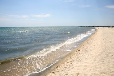 Wild beach in Primorsk