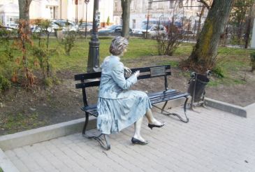 Скульптурная композиция Случайная встреча, Тернополь