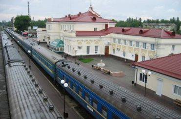 The railway station, Kherson