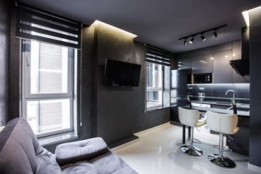 Grey luxury apartments