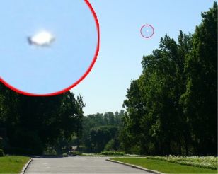Unidentified Flying Object above Lysa Mount